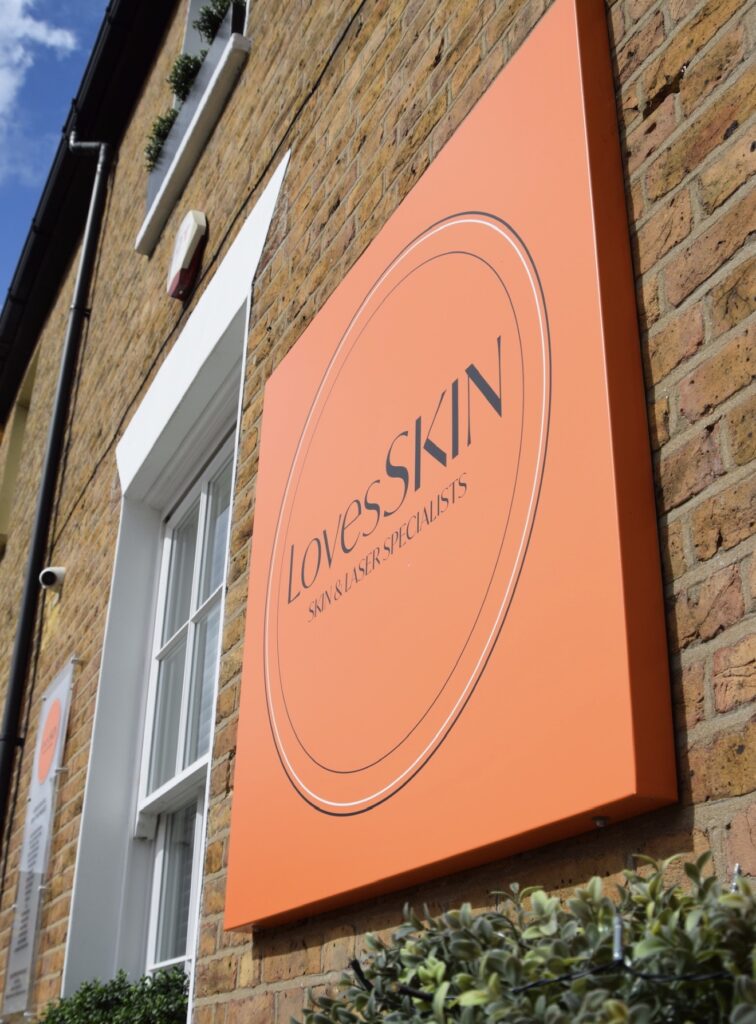Loves Skin Clinic exterior sign